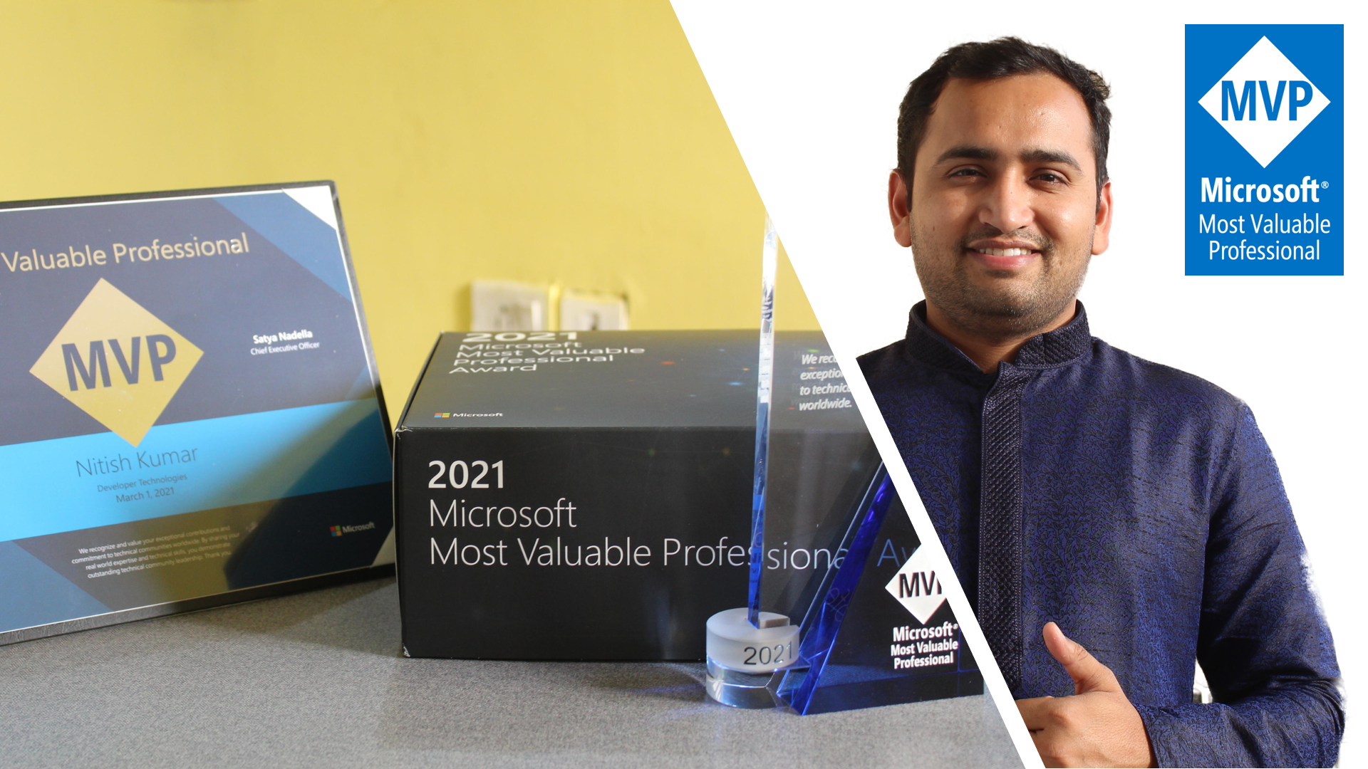 Microsoft MVP (Most Valuable Professional) Award 2021 | Nitish