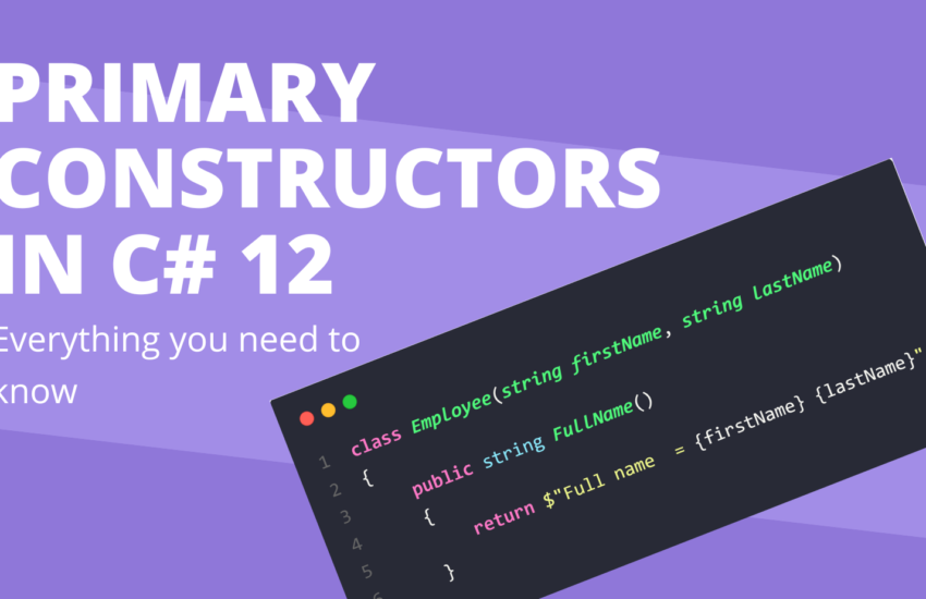 Primary constructors in C#